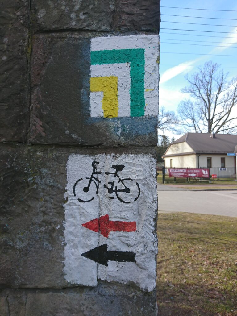 znak szlaku rowerowego